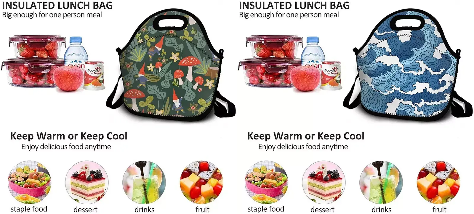 Printed Neoprene Cooler For Daily Use With Logo Printing (2)